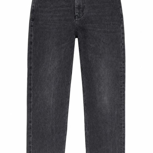Topshop Womens Grey Cotton Mom Jeans Size 28 in L24 in Regular Button