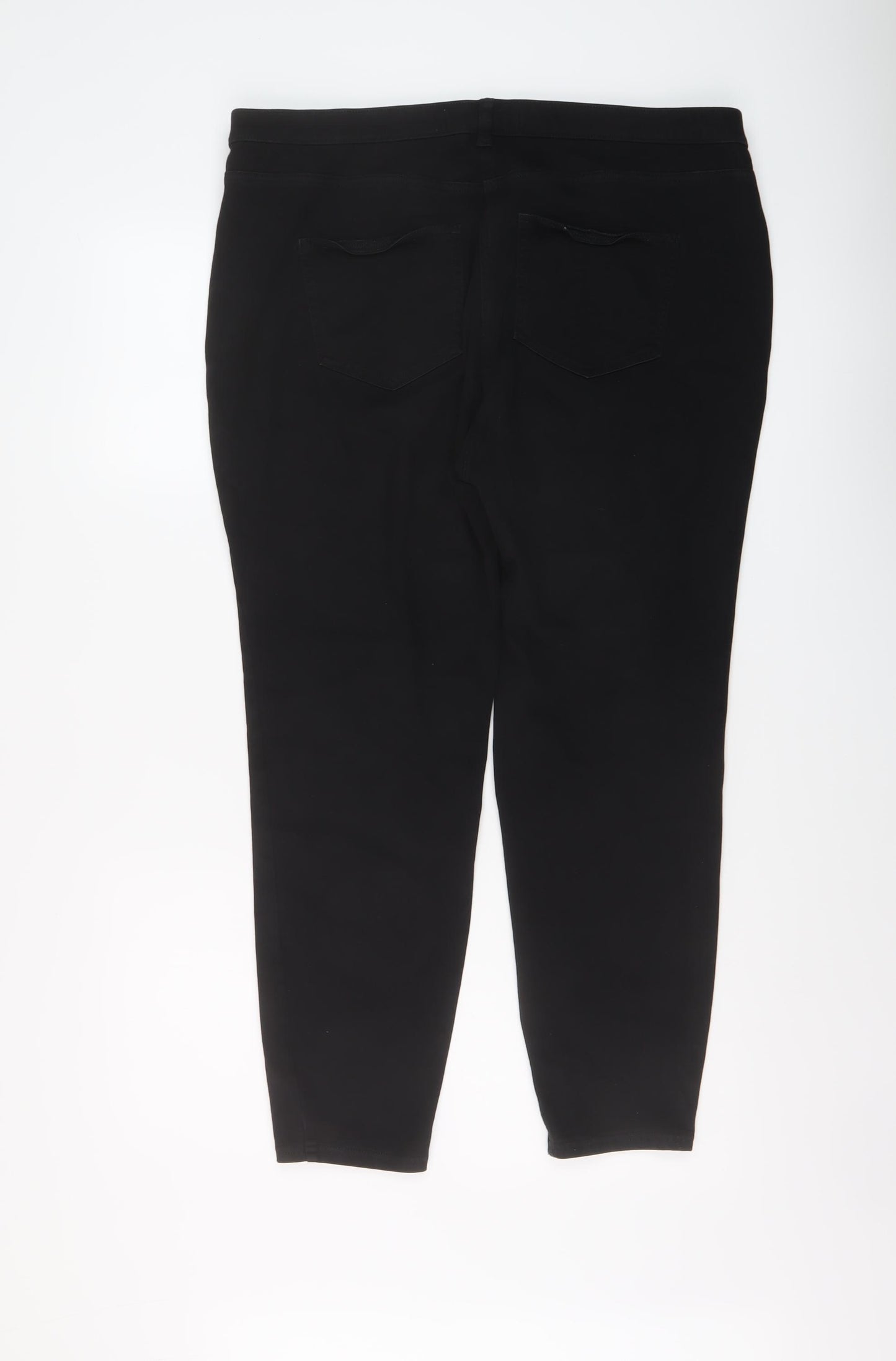 NXT Womens Black Cotton Jegging Jeans Size 20 L26 in Regular