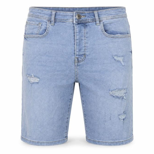 Denim & Co. Mens Blue Cotton Bermuda Shorts Size 34 in L10 in Regular Button
