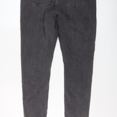 Levi's Womens Grey Cotton Skinny Jeans Size 16 L30 in Regular Button