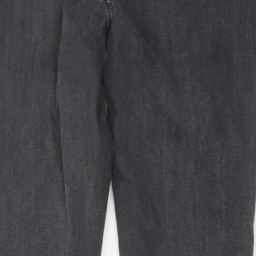 Levi's Womens Grey Cotton Skinny Jeans Size 16 L30 in Regular Button