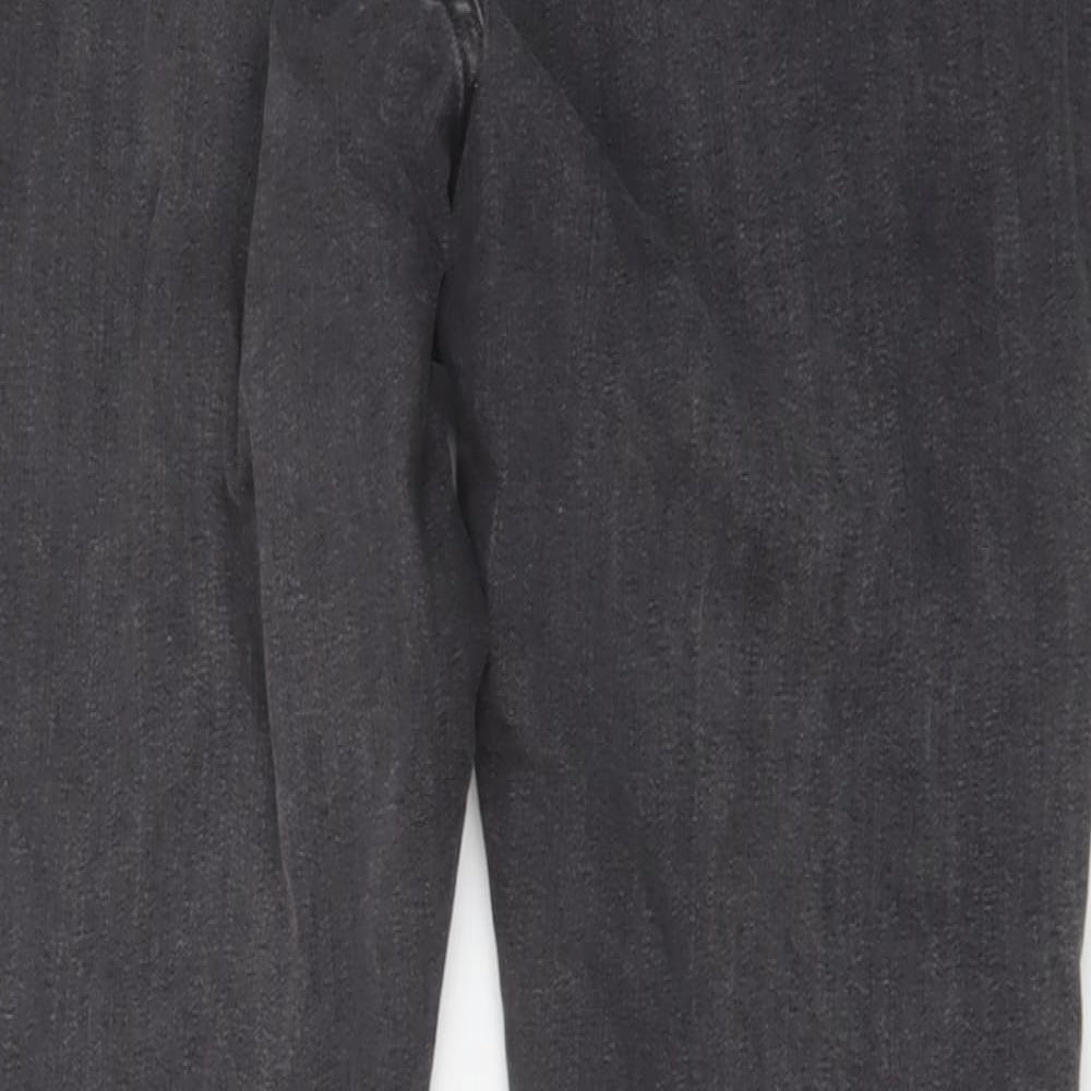 Levi's Womens Grey Cotton Skinny Jeans Size 16 L30 in Regular Button
