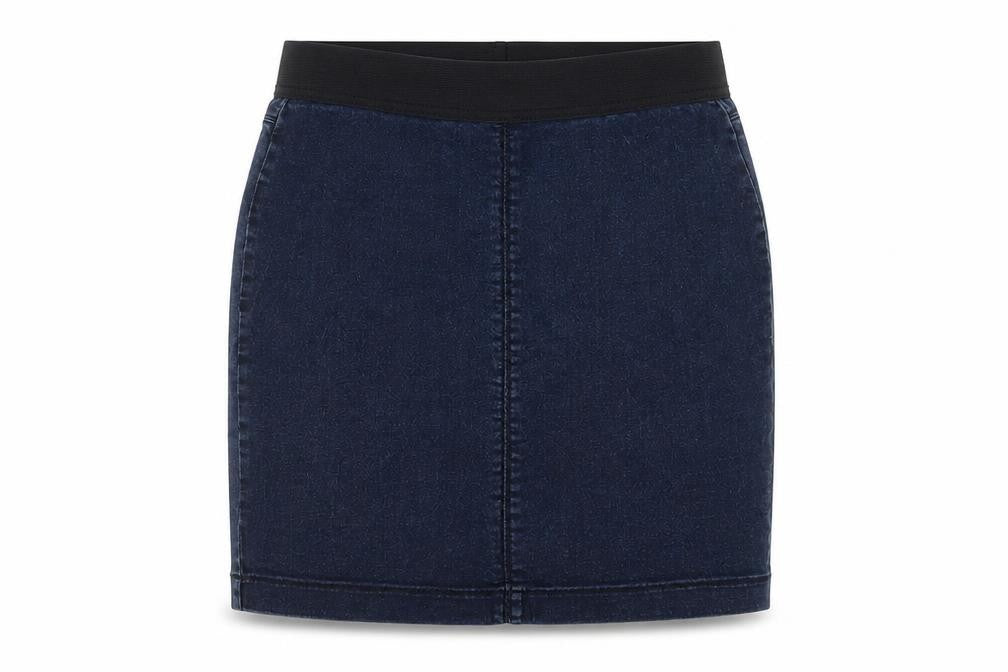 Marks and Spencer Womens Black Cotton A-Line Skirt Size 10