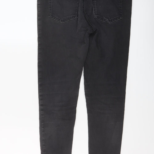 Marks and Spencer Womens Grey Cotton Jegging Jeans Size 12 L25 in Regular
