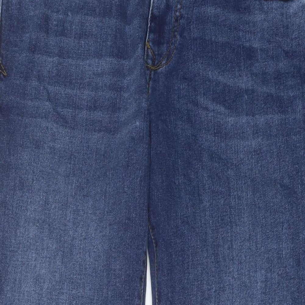MCNEAL Mens Blue Cotton Straight Jeans Size 32 in L29 in Regular Button