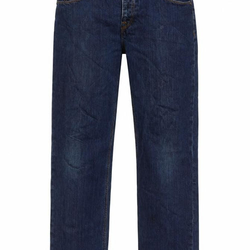 ASOS Mens Blue Cotton Straight Jeans Size 31 in L30 in Regular Button