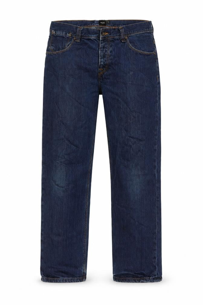 ASOS Mens Blue Cotton Straight Jeans Size 31 in L30 in Regular Button