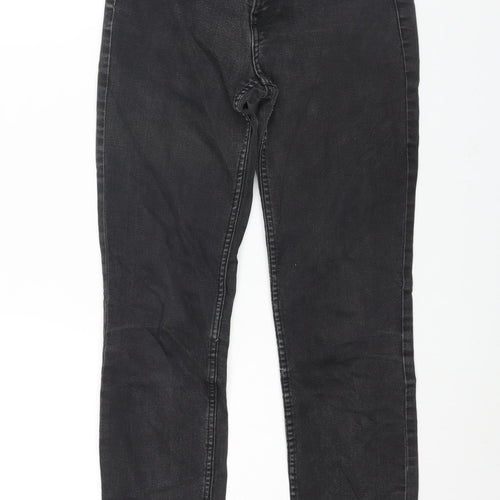 H&M Womens Black Cotton Skinny Jeans Size 26 in L28 in Regular Zip