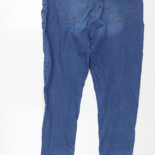 Dorothy Perkins Womens Blue Cotton Jegging Jeans Size 14 L28 in Regular