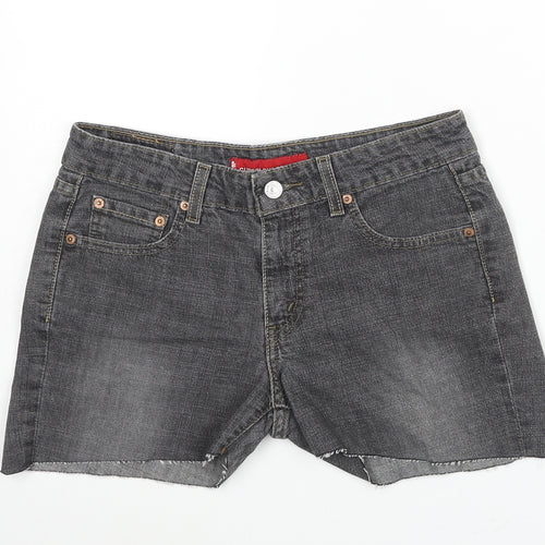 Levi's Womens Grey Cotton Capri Jeans Size 30 in Regular Zip