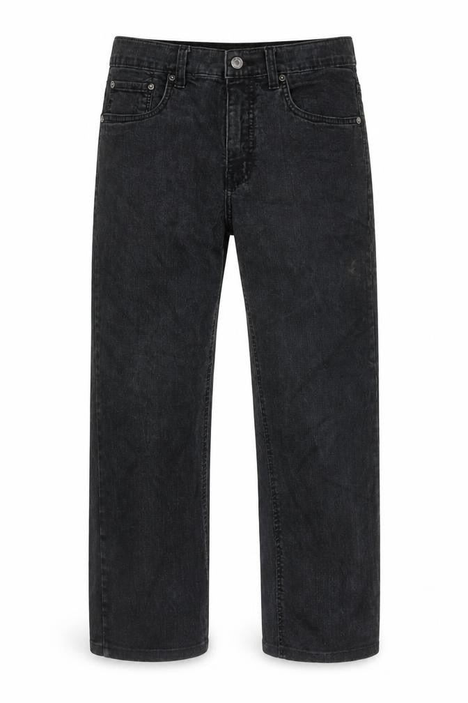 Urban Star Mens Black Cotton Straight Jeans Size 32 in L27 in Regular Zip