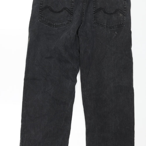 Urban Star Mens Black Cotton Straight Jeans Size 32 in L27 in Regular Zip