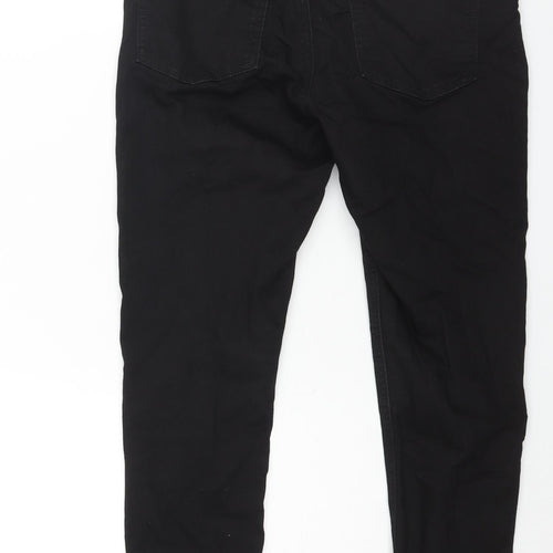 Marks and Spencer Womens Black Cotton Skinny Jeans Size 30 in L26 in Regular