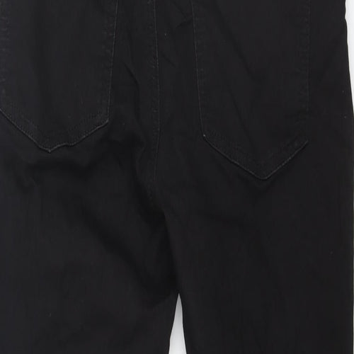 Marks and Spencer Womens Black Cotton Skinny Jeans Size 30 in L26 in Regular