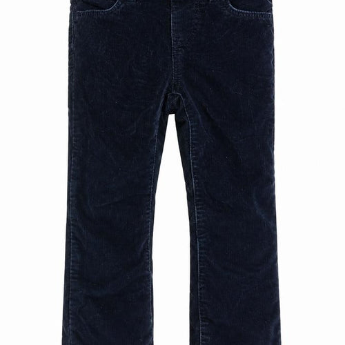 Gap Girls Blue Cotton Chino Trousers Size 3 Years Regular Snap