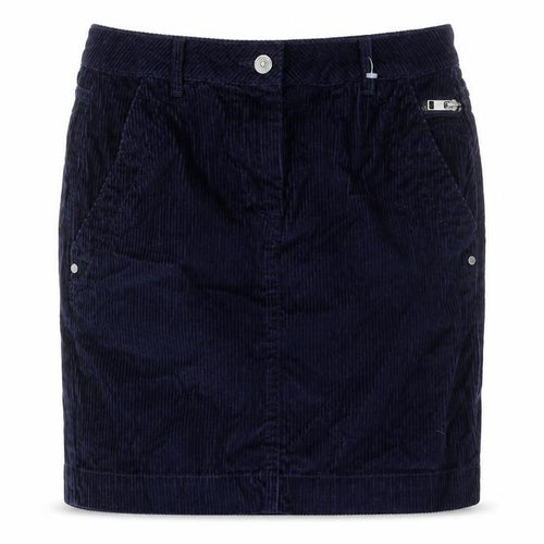 NEXT Womens Blue Cotton Straight & Pencil Skirt Size 8 Zip