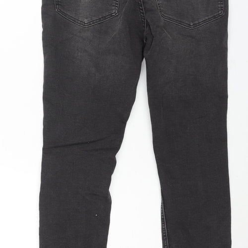 Divided by H&M Womens Black Cotton Skinny Jeans Size 12 L28 in Regular Zip