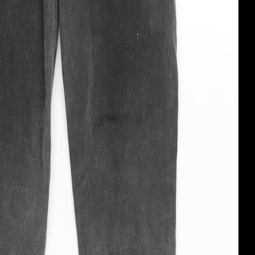 ASOS Mens Grey Cotton Skinny Jeans Size 26 in L32 in Regular Zip