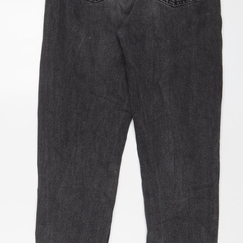 BDG Womens Grey Cotton Mom Jeans Size 26 in L32 in Regular Zip