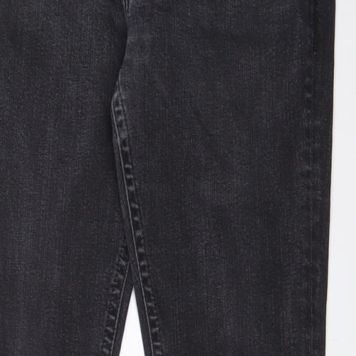Moto Mens Grey Cotton Straight Jeans Size 34 in L32 in Regular Zip
