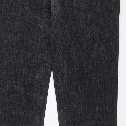 Moto Mens Grey Cotton Straight Jeans Size 34 in L32 in Regular Zip