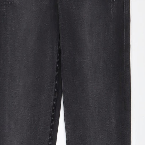 Funky buddha Mens Grey Cotton Skinny Jeans Size 30 in L32 in Regular Button