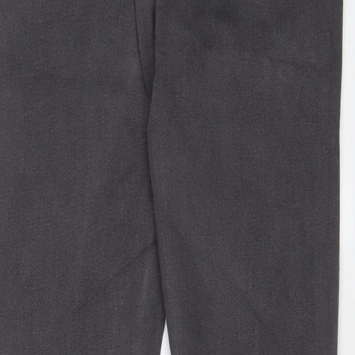 Denim & Co. Womens Grey Cotton Skinny Jeans Size 14 L28 in Regular Zip