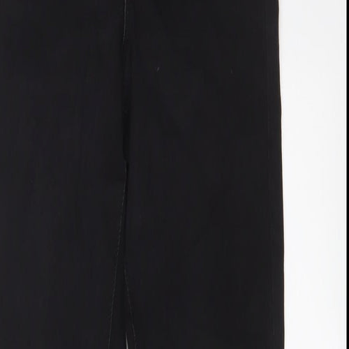Denim & Co. Womens Black Cotton Skinny Jeans Size 12 L28 in Regular Zip