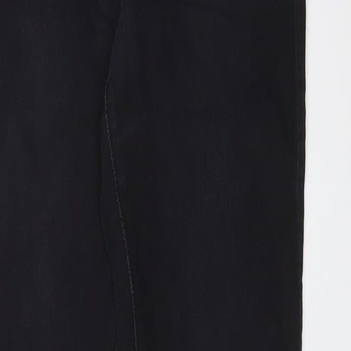 Denim & Co. Womens Black Cotton Skinny Jeans Size 14 L31 in Regular Zip