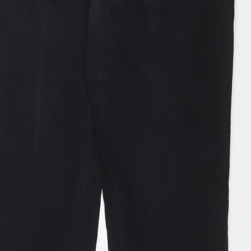 Denim & Co. Womens Black Cotton Skinny Jeans Size 14 L31 in Regular Zip