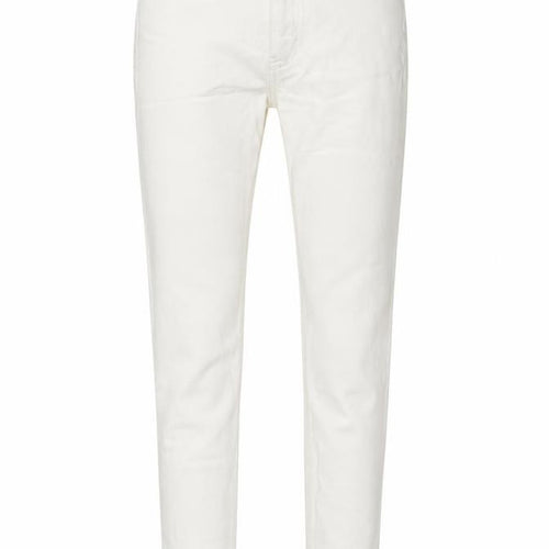 Mango Womens White Cotton Skinny Jeans Size S L26 in Regular Zip