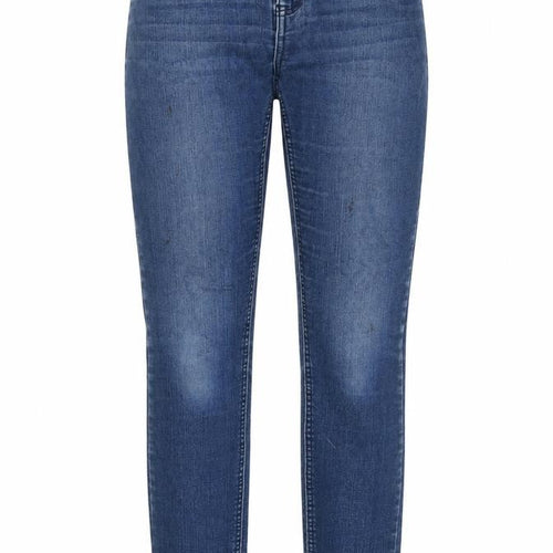 Samara Womens Blue Cotton Straight Jeans Size 10 L30 in Slim Zip