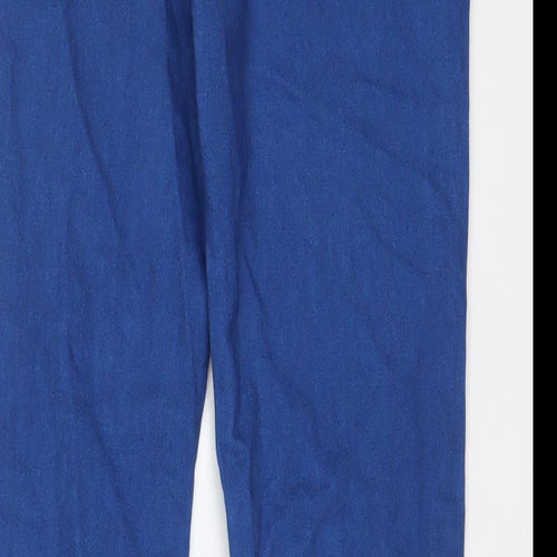 ALIVE GIRL Girls Blue Cotton Straight Jeans Size 11-12 Years L28 in Regular Zip