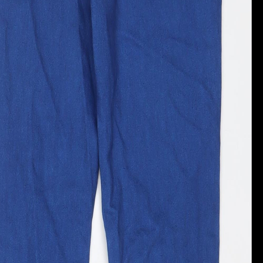 ALIVE GIRL Girls Blue Cotton Straight Jeans Size 11-12 Years L28 in Regular Zip