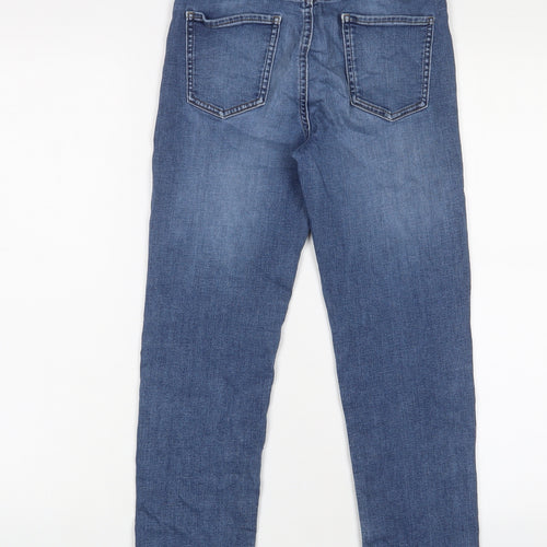 Uniqlo Girls Blue Cotton Jegging Jeans Size 12 Years L23 in Regular Pullover