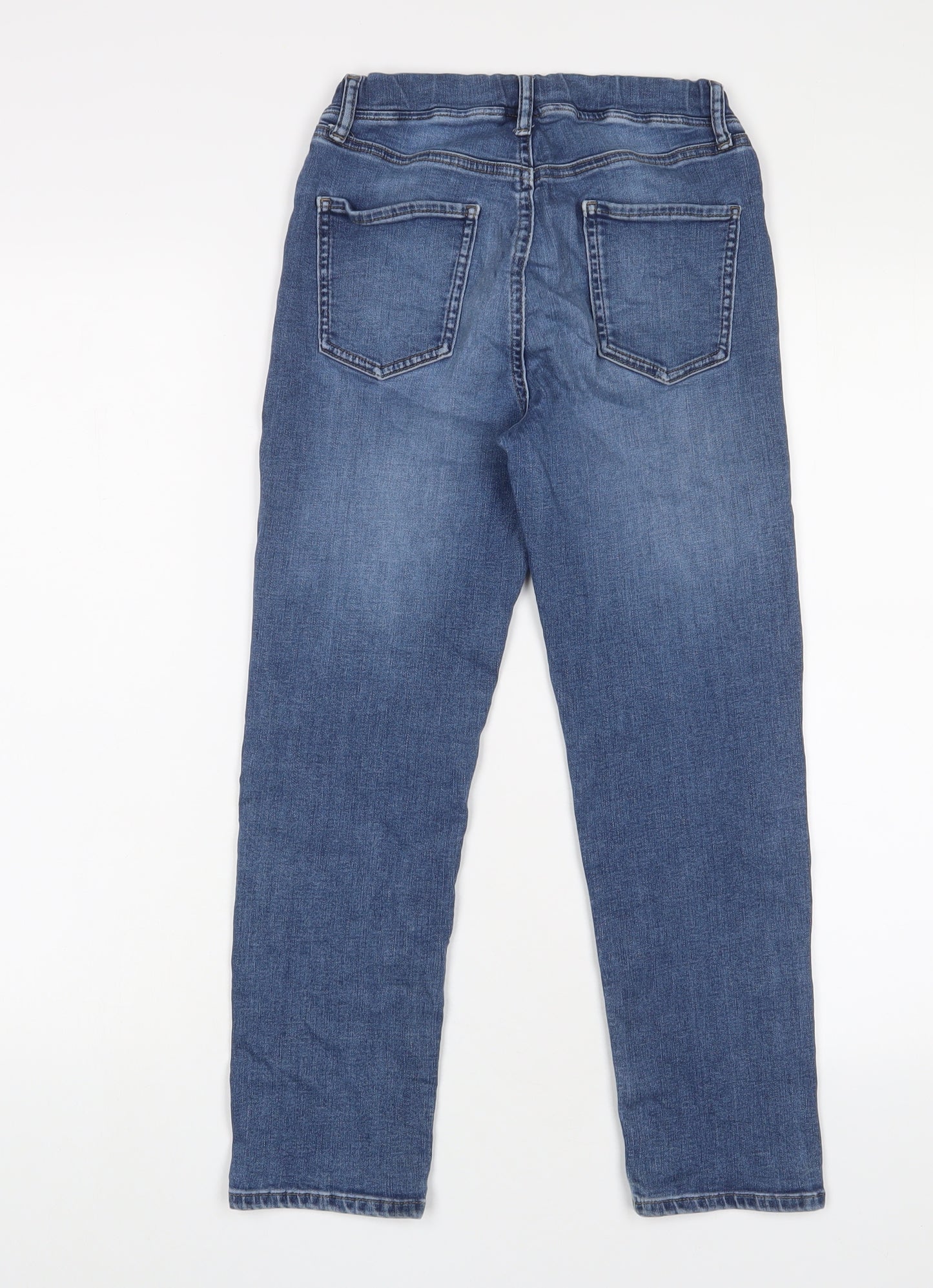 Uniqlo Girls Blue Cotton Jegging Jeans Size 12 Years L23 in Regular Pullover