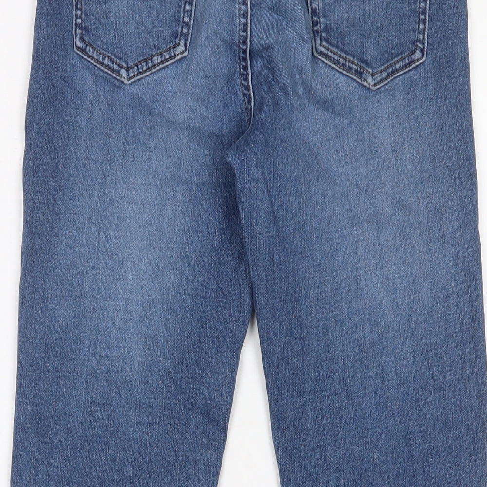 Uniqlo Girls Blue Cotton Jegging Jeans Size 12 Years L23 in Regular Pullover