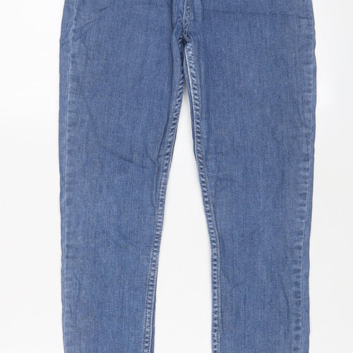 Miss Poem Womens Blue Cotton Skinny Jeans Size 24 in L26 in Regular Zip