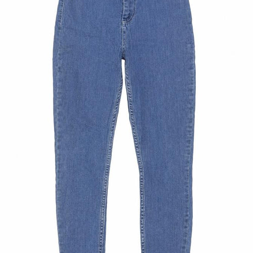 Miss Poem Womens Blue Cotton Skinny Jeans Size 24 in L26 in Regular Zip