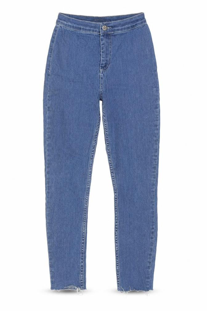 Miss Poem Womens Blue Cotton Skinny Jeans Size 24 in L26 in Regular Zip