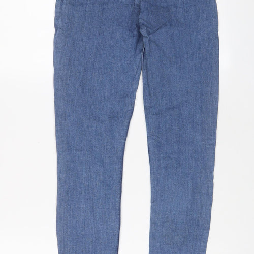 Miss Poem Womens Blue Cotton Skinny Jeans Size 24 in L26 in Regular Zip