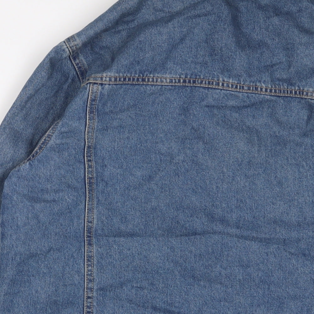 George Womens Blue Jacket Size 14 Button - Pockets
