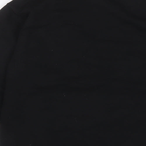 Boohoo Mens Black Cotton Pullover Sweatshirt Size S