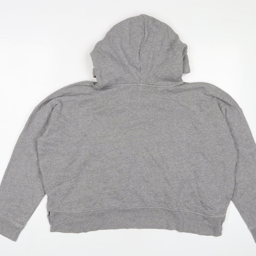 Maison Labiche Womens Grey Cotton Pullover Hoodie Size S Pullover - Cropped