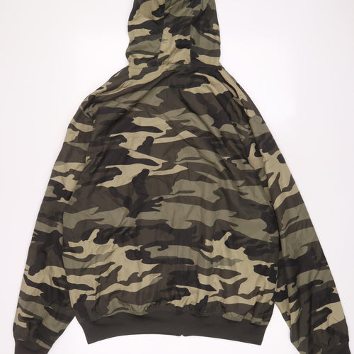 McKenzie Mens Green Camouflage Jacket Size XL Zip - Pockets