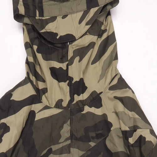 McKenzie Mens Green Camouflage Jacket Size XL Zip - Pockets