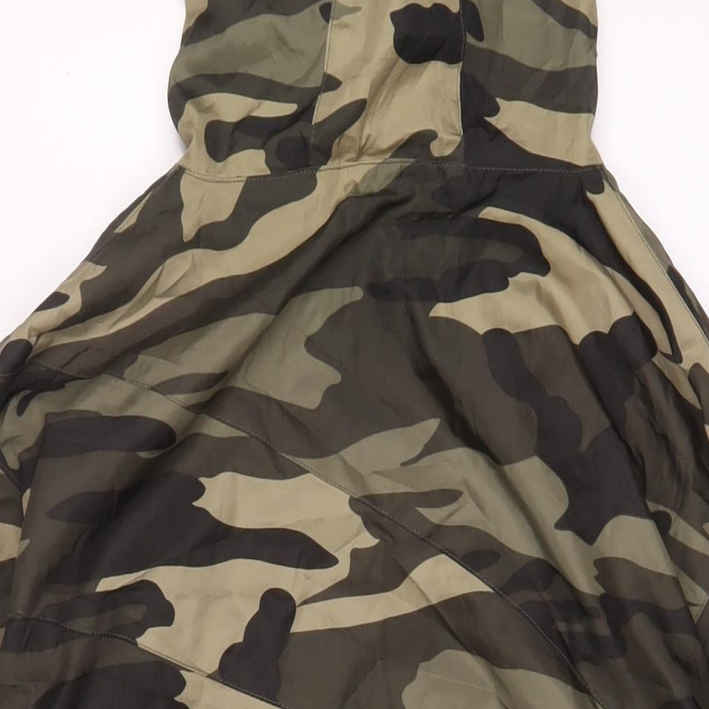 McKenzie Mens Green Camouflage Jacket Size XL Zip - Pockets