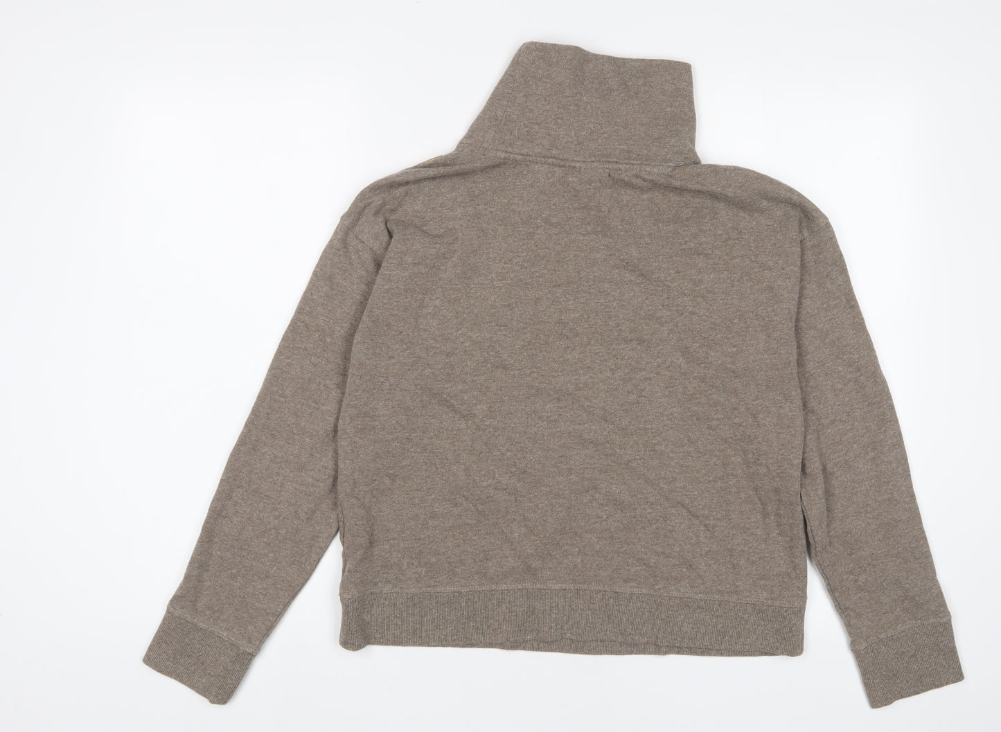 Donna Karan Womens Brown Cotton Pullover Sweatshirt Size XS Pullover - Logo