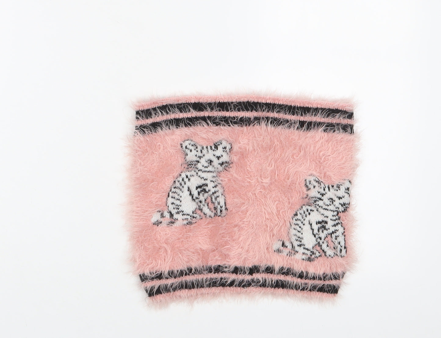 NEXT Girls Pink Acrylic A-Line Skirt Size 5-6 Years Regular Pull On