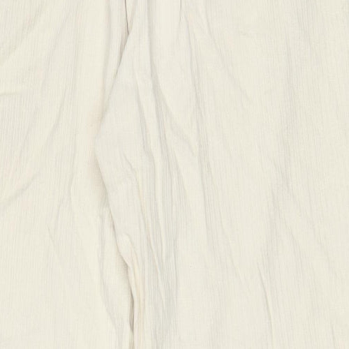 RVCA Womens Beige Cotton Trousers Size 26 in L25 in Regular Zip